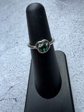 Pandora Sterling Silver Royal Green Eternity Ring